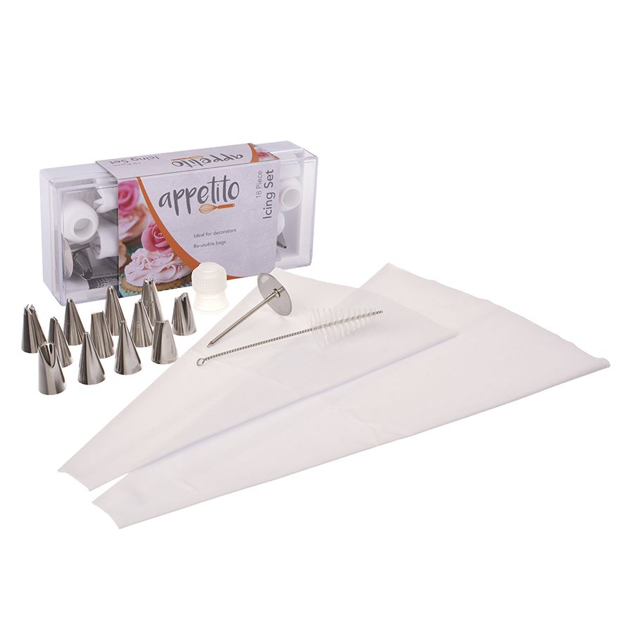 APPETITO 18 PIECE ICING SET