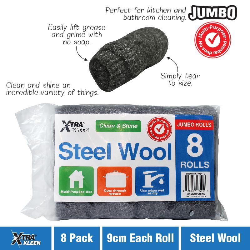 Sponge Steel Wool 8pk