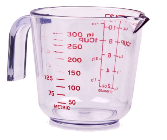 1 CUP PLASTIC MEASURE JUG