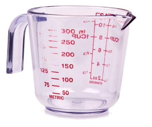 1 CUP PLASTIC MEASURE JUG