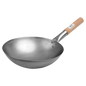 Iron Wok Wood Handle Round Bottom