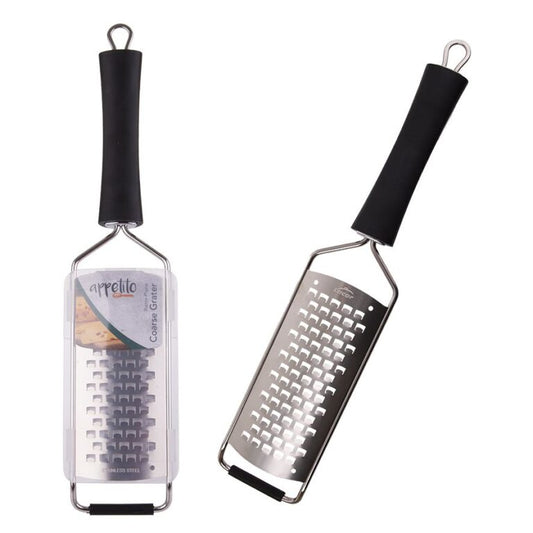 STAINLESS STEEL "RAZOR-PLANE" WIDE GRATER - FINE/COARSE