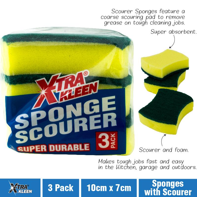Sponge Scourer 3pk