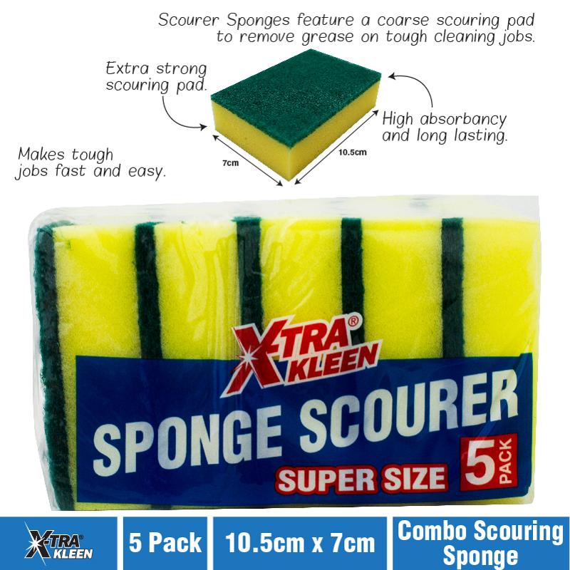 Sponge Scourer 5pk