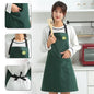Bib PVC Apron with Lemon logo 2 pockets