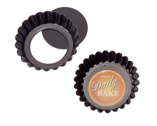 MINI QUICHE PAN NON STICK LOOSE BASE 7.5CM DIA.