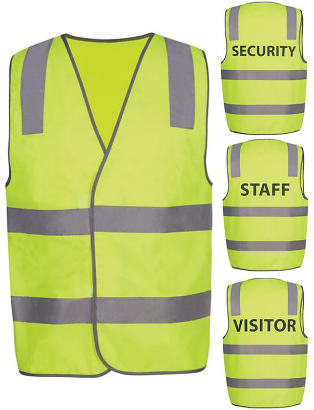 Hi-Vis D+N Safety Vest - Security/Staff/Visitor