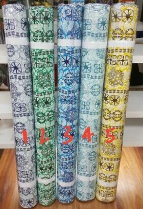 Cotton Printed Fabric width 44/45" $6.60 per metre
