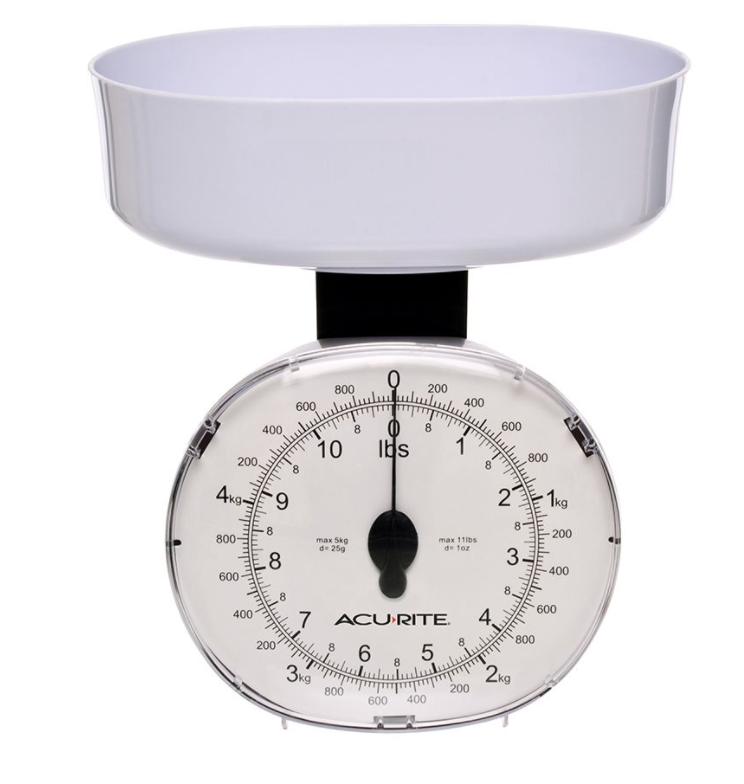KITCHEN SCALE ACURITE KITCHEN SCALE 25G/5KG