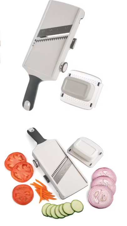 Hand Held Adjustable Julienne and Slicer