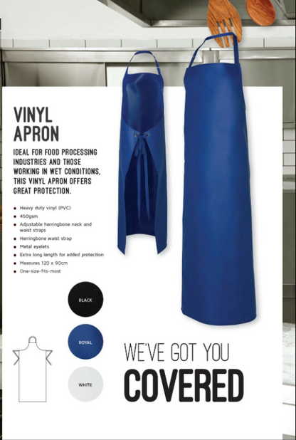 Jb’s Heavy Duty Vinyl PVC BIB Apron for Wet Conditions