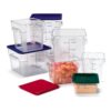 PC Clear Square Storage Containers